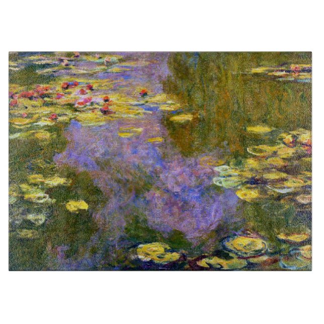 Claude Monet: Water Lilies Cutting Board (Front)