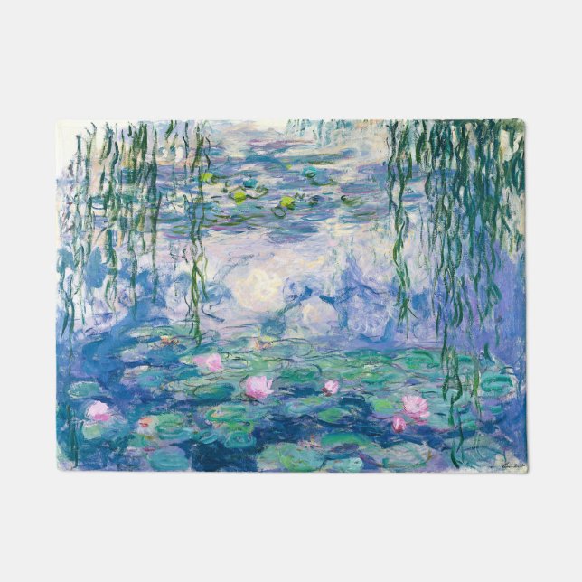 CLAUDE MONET - Water lilies Doormat (Front)