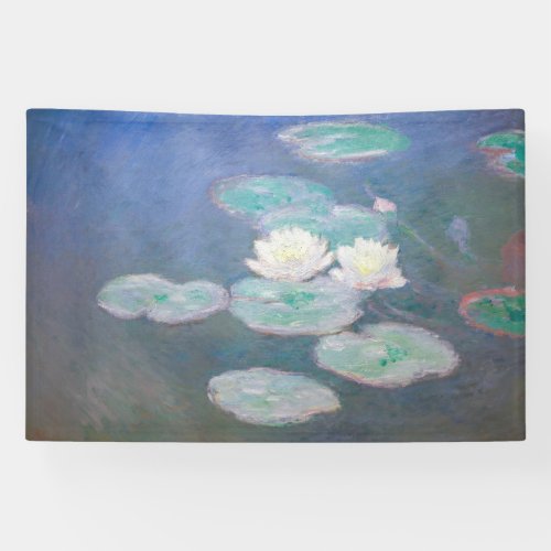 Claude Monet _ Water Lilies Evening Effect Banner