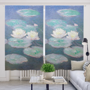 Claude Monet - Water Lilies, Evening Effect Blackout Curtains