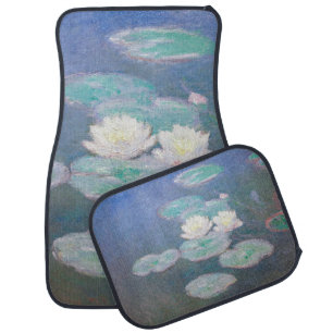 Claude Monet - Water Lilies, Evening Effect Car Floor Mat