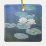 Claude Monet - Water Lilies, Evening Effect Ceramic Ornament<br><div class="desc">Water Lilies,  Evening Effect / Nympheas,  Effet du soir - Claude Monet,  Oil on Canvas,  1897</div>