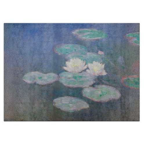 Claude Monet _ Water Lilies Evening Effect Cutting Board