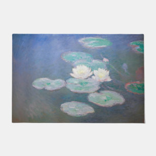 Claude Monet - Water Lilies, Evening Effect Doormat