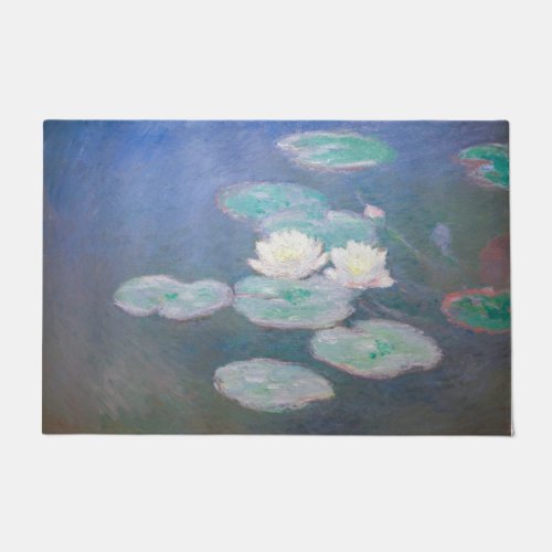 Claude Monet _ Water Lilies Evening Effect Doormat