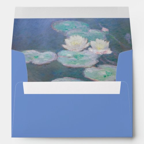 Claude Monet _ Water Lilies Evening Effect Envelope
