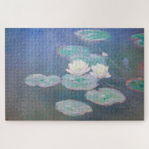 Claude Monet _ Water Lilies Evening Effect Jigsaw Puzzle