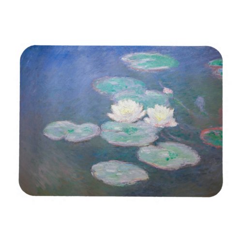 Claude Monet _ Water Lilies Evening Effect Magnet
