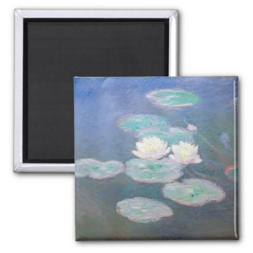 Claude Monet _ Water Lilies Evening Effect Magnet