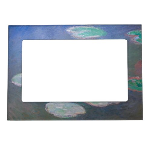 Claude Monet _ Water Lilies Evening Effect Magnetic Frame