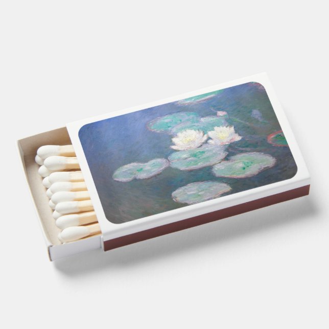 Claude Monet - Water Lilies, Evening Effect Matchboxes (Front Open)