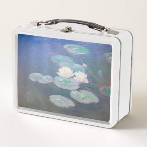 Claude Monet _ Water Lilies Evening Effect Metal Lunch Box