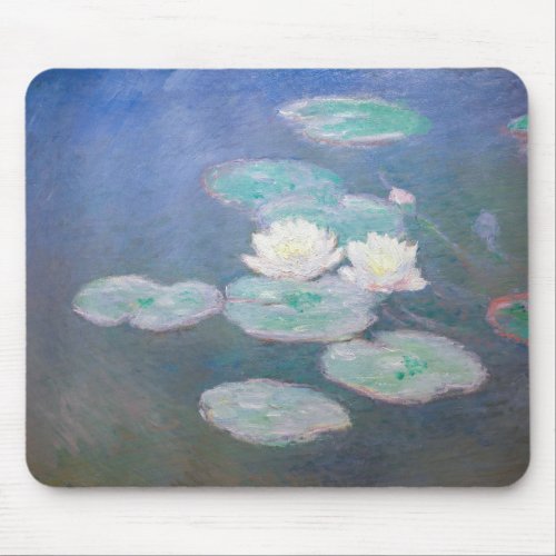 Claude Monet _ Water Lilies Evening Effect Mouse Pad