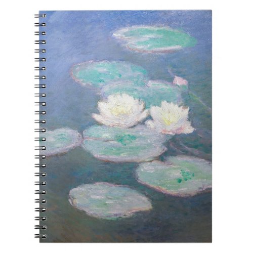 Claude Monet _ Water Lilies Evening Effect Notebook