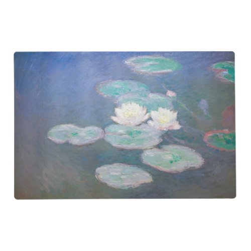 Claude Monet _ Water Lilies Evening Effect Placemat