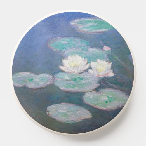 Claude Monet _ Water Lilies Evening Effect PopSocket
