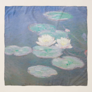 Claude Monet - Water Lilies, Evening Effect Scarf