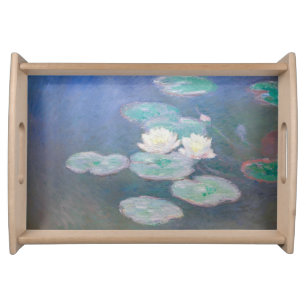 Claude Monet - Water Lilies, Evening Effect Serving Tray