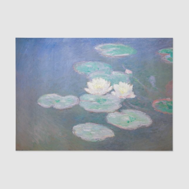 Claude Monet - Water Lilies, Evening Effect Tissue Paper (Front)