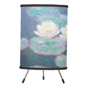 Claude Monet - Water Lilies, Evening Effect Tripod Lamp
