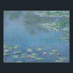Claude Monet Water Lilies Faux Canvas Print<br><div class="desc">Water Lilies fine art painting of botanical nature landscape by Claude Monet</div>