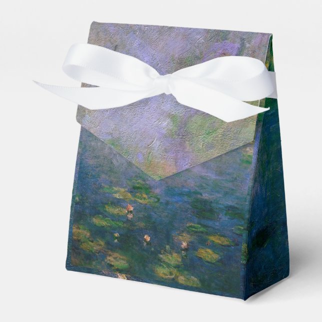 Claude Monet - Water Lilies Favor Boxes (Front Side)