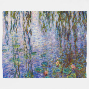 Claude Monet - Water Lilies Fleece Blanket