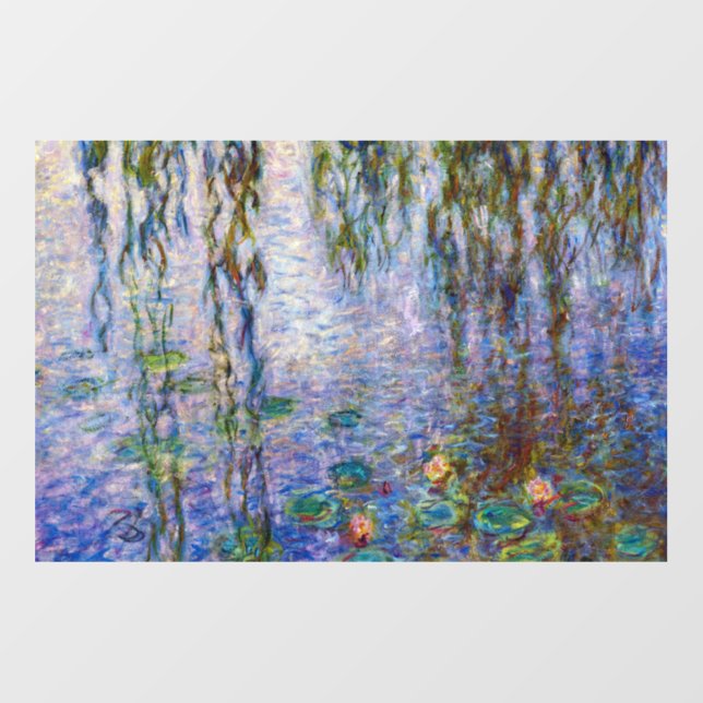 Claude Monet - Water Lilies Floor Decals (Front)