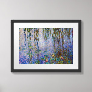 Claude Monet - Water Lilies Framed Art