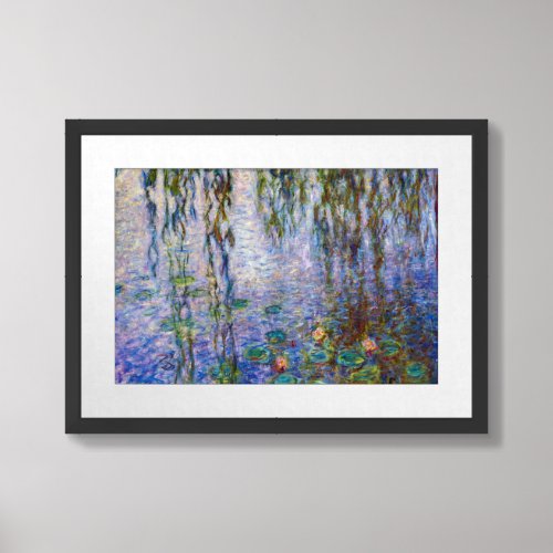 Claude Monet _ Water Lilies Framed Art