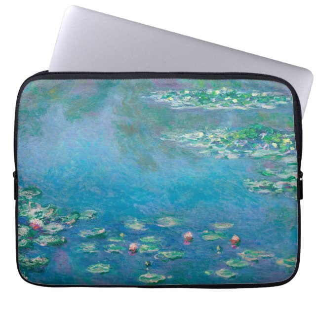 Claude Monet. Water Lilies. French impressionism Laptop Sleeve (Front)