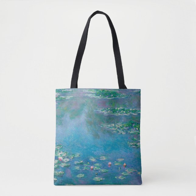 Claude Monet. Water Lilies. French impressionism Tote Bag (Front)