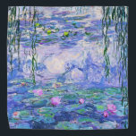 Claude Monet Water Lilies French Impressionist Art Bandana<br><div class="desc">Claude Monet Water Lilies French Impressionist Art
Water Lilies (or Nympheas ) is a series of approximately 250 oil paintings by French Impressionist Claude Monet. The paintings depict Monet's flower garden at Giverny.</div>