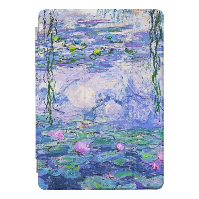 Claude Monet Water Lilies French Impressionist Art iPad Pro Cover (Front)