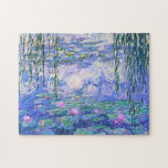 Claude Monet Water Lilies French Impressionist Art Jigsaw Puzzle<br><div class="desc">Claude Monet Water Lilies French Impressionist Art
Water Lilies (or Nympheas ) is a series of approximately 250 oil paintings by French Impressionist Claude Monet. The paintings depict Monet's flower garden at Giverny.</div>