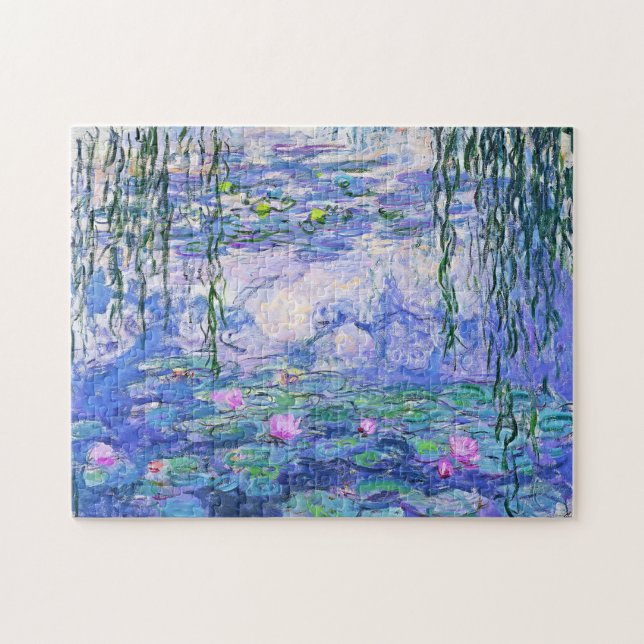 Claude Monet Water Lilies French Impressionist Art Jigsaw Puzzle (Horizontal)