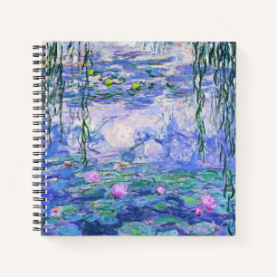 Claude Monet Water Lilies French Impressionist Art Notebook