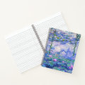 Claude Monet Water Lilies French Impressionist Art Notebook | Zazzle