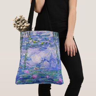 Claude Monet Water Lilies French Impressionist Art Tote Bag