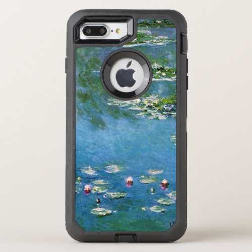 Claude Monet Water Lilies GalleryHD Fine Art OtterBox Defender iPhone 8 Plus7 Plus Case