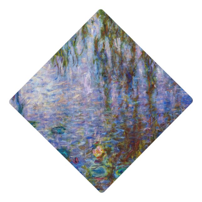 Claude Monet - Water Lilies Graduation Cap Topper (Front)