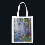 Claude Monet - Water Lilies Grocery Bag<br><div class="desc">Water Lilies / Nympheas by Claude Monet in 1916-1919</div>