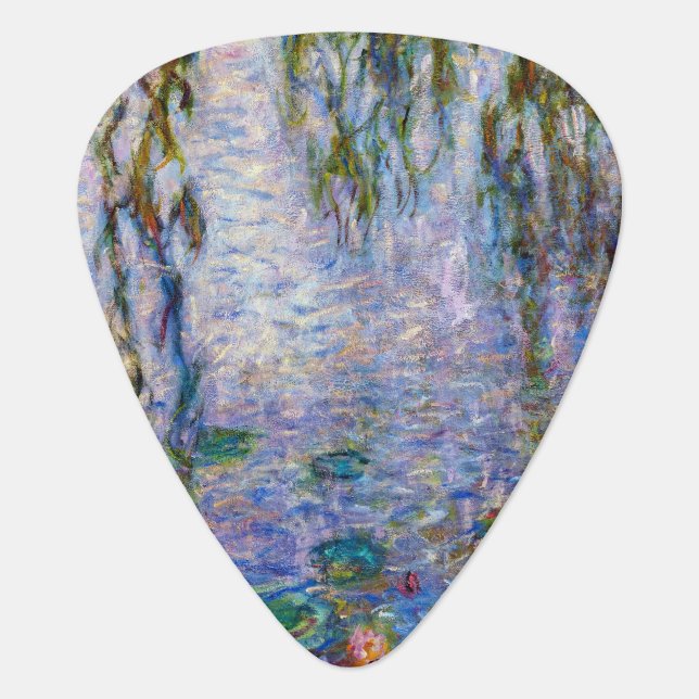 Claude Monet - Water Lilies Guitar Pick (Front)