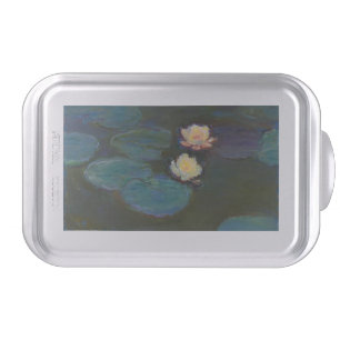 Claude Monet Water Lilies Impressionist Oil Art Cake Pan