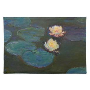 Claude Monet Water Lilies Impressionist Oil Art Cloth Placemat
