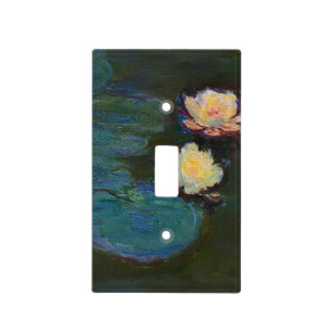 Claude Monet Water Lilies Impressionist Oil Art Light Switch Cover