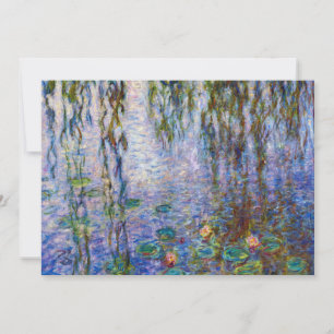 Claude Monet - Water Lilies Invitation