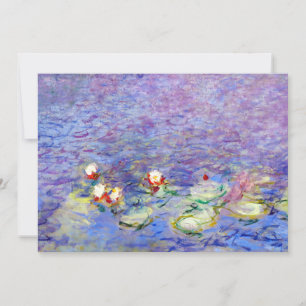 Claude Monet - Water Lilies Invitation