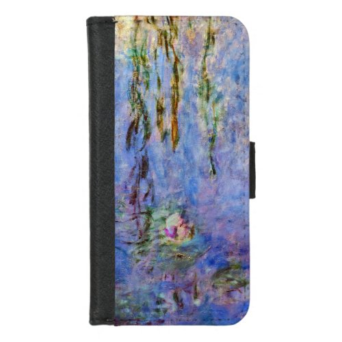 Claude Monet _ Water Lilies iPhone 87 Wallet Case