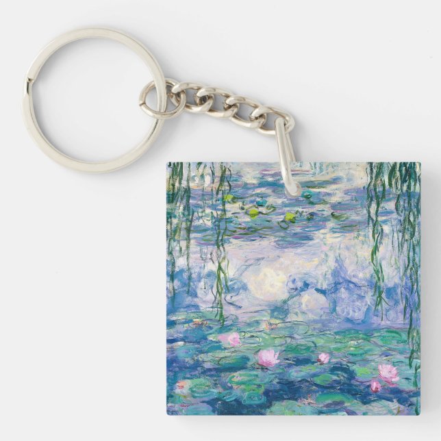 CLAUDE MONET - Water lilies Keychain (Front)